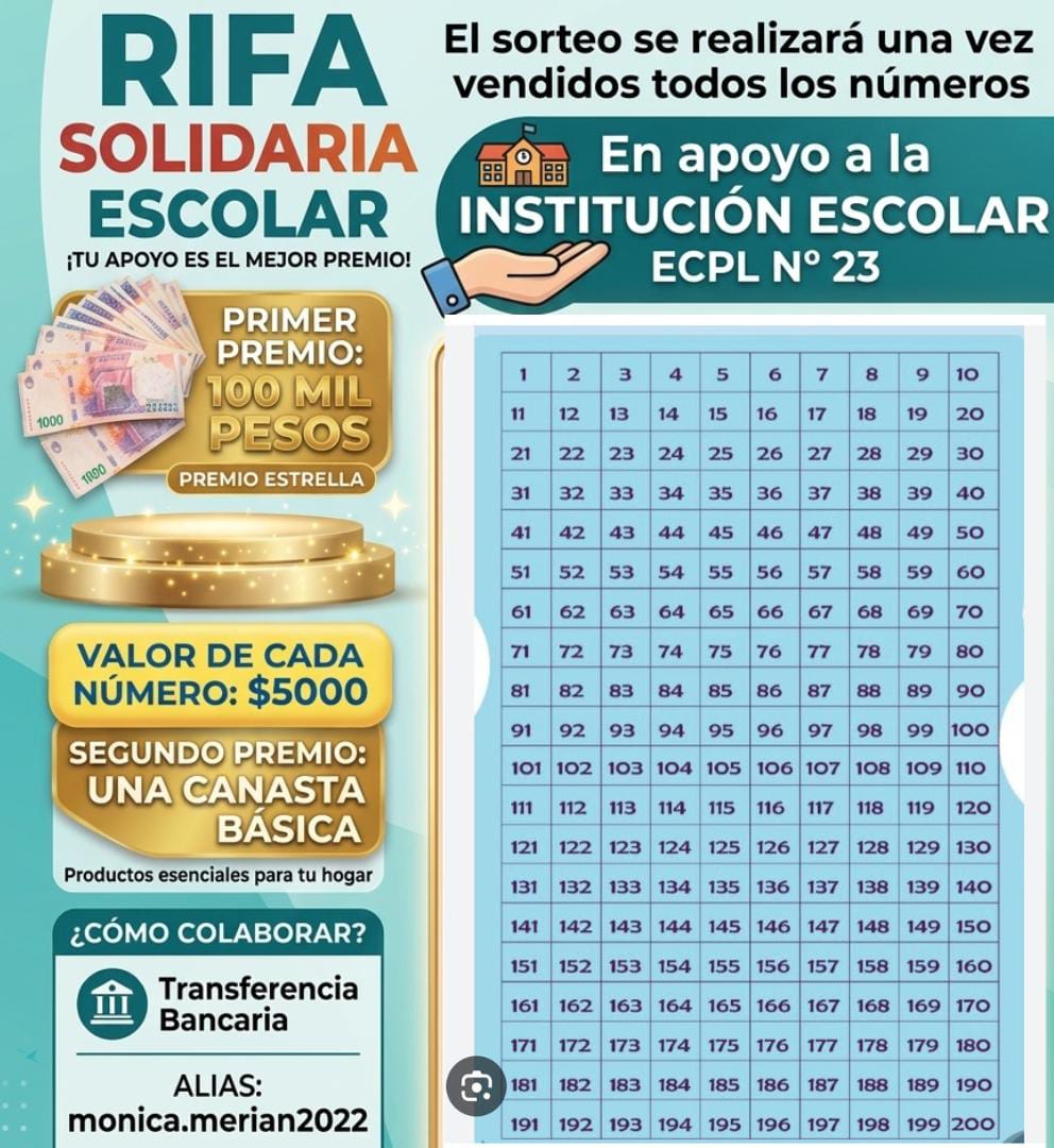 Organizan venta de rifa en beneficio de la escuela que funciona dentro del Complejo Penitenciario III de Eldorado 2